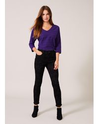 Phase Eight - Rose Flock Jean - Lyst