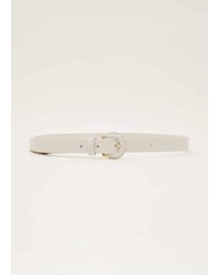 Phase Eight - 's Self Covered Leather Waist Belt - Lyst