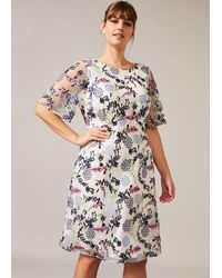 Phase Eight - 's Celine Embroidered Dress - Lyst