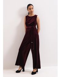 Phase Eight - Martha Velvet Jumpsuit - Lyst