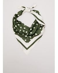 Phase Eight - Spot Square Scarf - Lyst