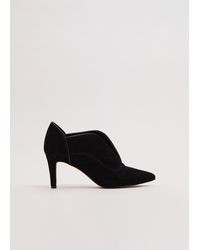 Phase Eight - Suede Split Front Shoe Boot - Lyst