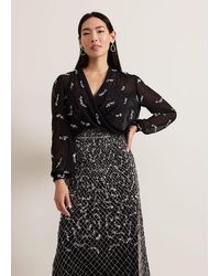 Phase Eight - Annette Sequin Embellished Cover Up - Lyst