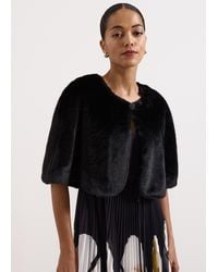 Phase Eight - Faux Fur Stole - Lyst