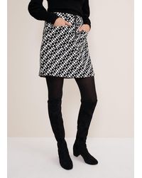Phase Eight - 's Bregitta Geo Mini Jacquard Skirt - Lyst