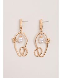 Phase Eight - Abstract Pearl Earrings - Lyst