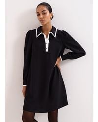 Phase Eight - Gina Collar Swing Dress - Lyst