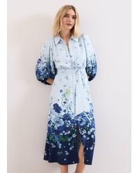 Phase Eight - Noella Floral Shirt Midaxi Dress - Lyst