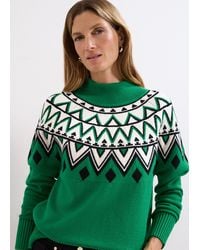 Phase Eight - Karla Fair Isle Jumper - Lyst