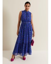 Phase Eight - Petite Sofia Print Maxi Dress - Lyst