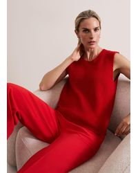 Phase Eight - Daniella Mohair Knitted Tank - Lyst