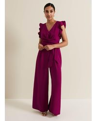 Phase Eight - Petite Ayla Ruffle Jumpsuit - Lyst