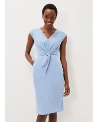 Phase Eight - 's Adeliade Tie Front Dress - Lyst