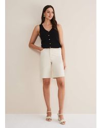Phase Eight - Telissa Denim Bermuda Shorts - Lyst