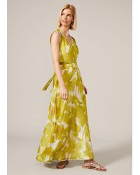 Phase Eight - Coline Floral Print Tie Waist Maxi Dress - Lyst