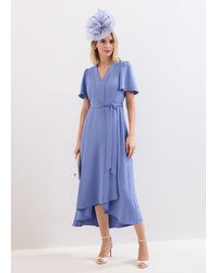 Phase Eight - Jessica Wrap Midi Dress - Lyst