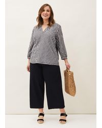 Phase Eight - Nora Denim Culottes - Lyst
