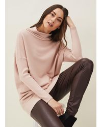 Phase Eight - Jocelin Textured Roll Neck Jumper - Lyst