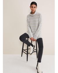 Phase Eight - Leya Stripe Snuggle Top - Lyst