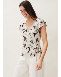 Phase Eight - 's Keeley Floral Wrap Top - Lyst
