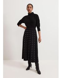 Phase Eight - Emilia Eyelet Skirt - Lyst