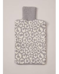 Phase Eight - Knitted Leopard Hot Water Bottle - Lyst