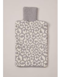 Phase Eight - Knitted Leopard Hot Water Bottle - Lyst