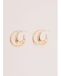 Phase Eight - Double Hoop Earrings - Lyst
