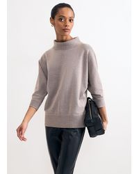 Phase Eight - Salima Funnel Neck Knit - Lyst