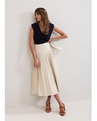 Phase Eight - Susie Pu Pleated Midi Skirt - Lyst