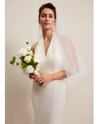 Phase Eight - 's Long Double Tier Veil - Lyst