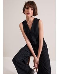 Phase Eight - Pia Pinstripe Waistcoat - Lyst