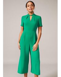 Phase Eight - Apple Green 'constance' Cropped Jumpsuit - Lyst