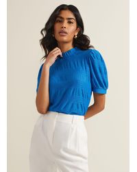 Phase Eight - Samiha Textured Top - Lyst