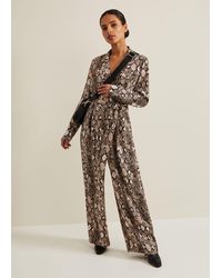 Phase Eight - Petite Snake Constance Jumpsuit - Lyst