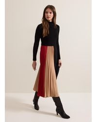 Phase Eight - Petite Kiera Colourblock Midi Dress - Lyst
