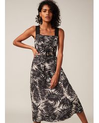 Phase Eight - Multicoloured Patsy Palm Print Dress - Lyst