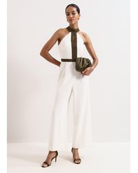 Phase Eight - Monica Halterneck Wide Leg Jumpsuit - Lyst