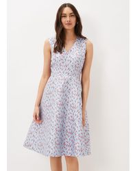 Phase Eight - 's Rosebud Jacquard Fit And Flare Dress - Lyst