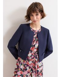 Phase Eight - Pheebs Textured Bow Detail Jacket - Lyst