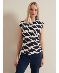 Phase Eight - Maleah Printed Wrap Top - Lyst