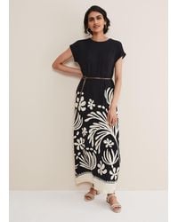 Phase Eight - 's Jeanne Placement Print Jersey Maxi Dress - Lyst