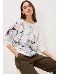Phase Eight - Jade Print Knit Jumper - Lyst