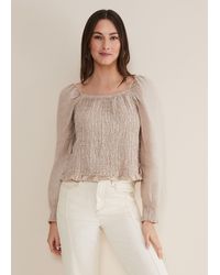 Phase Eight - Esty Linen Blouse - Lyst