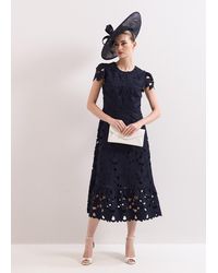 Phase Eight - Leilani Lace Midi Dress - Lyst