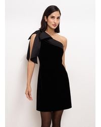 Phase Eight - Sofia Velvet One Shoulder Dress - Lyst