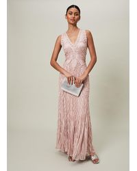 Phase Eight - Marion Sequin Tapework Maxi Dress - Lyst