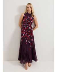 Phase Eight - Dahlia Floral Maxi Dress - Lyst