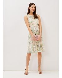 Phase Eight - Aria Embroidered Lace Fit & Flare Dress - Lyst