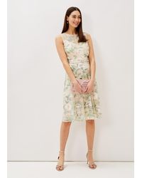 Phase Eight - 's Aria Embroidered Lace Fit & Flare Dress - Lyst